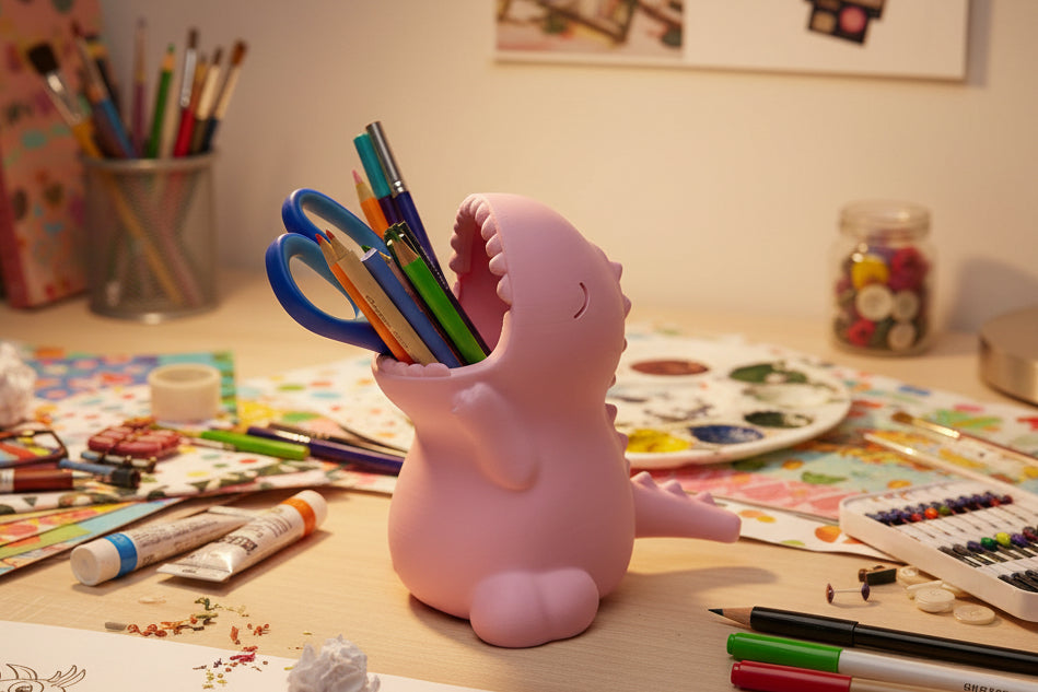 Dino Pen Holder