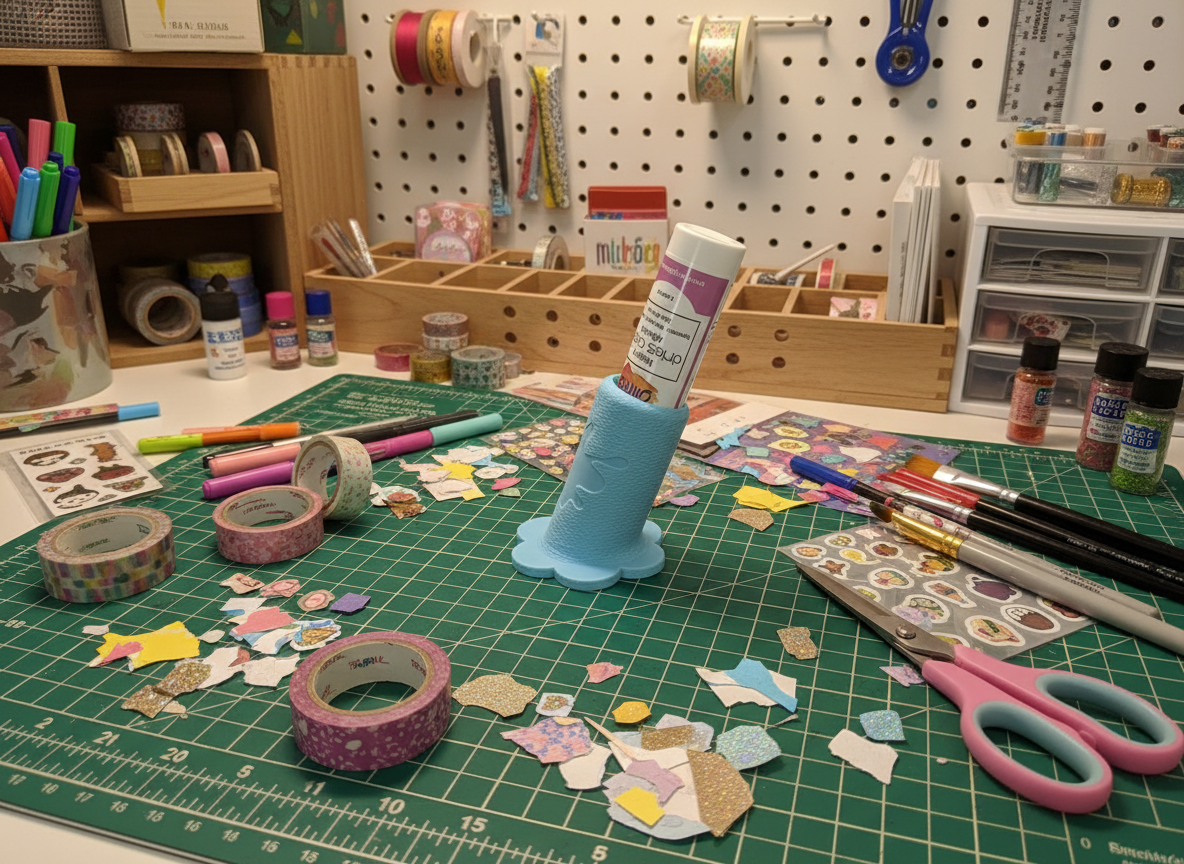 Art Glitter style Glue Holder