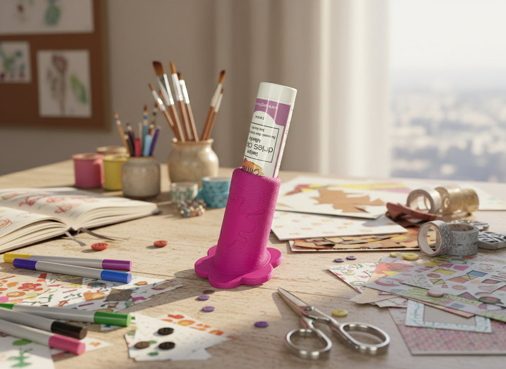 Art Glitter style Glue Holder
