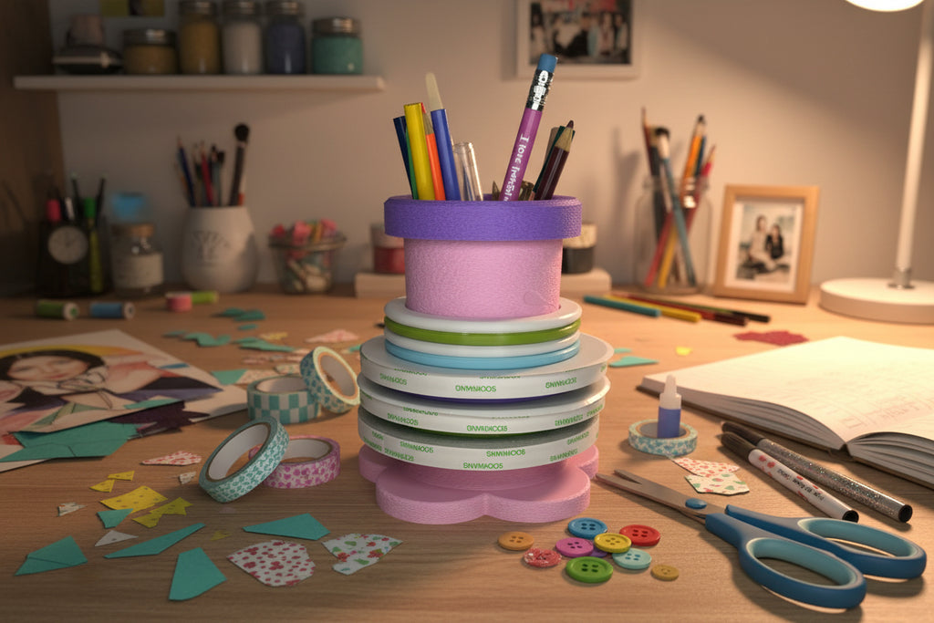 pink scar tape holder dispenser