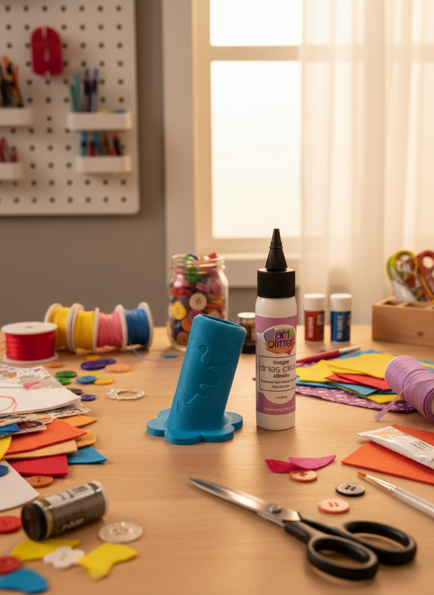 Art Glitter style Glue Holder