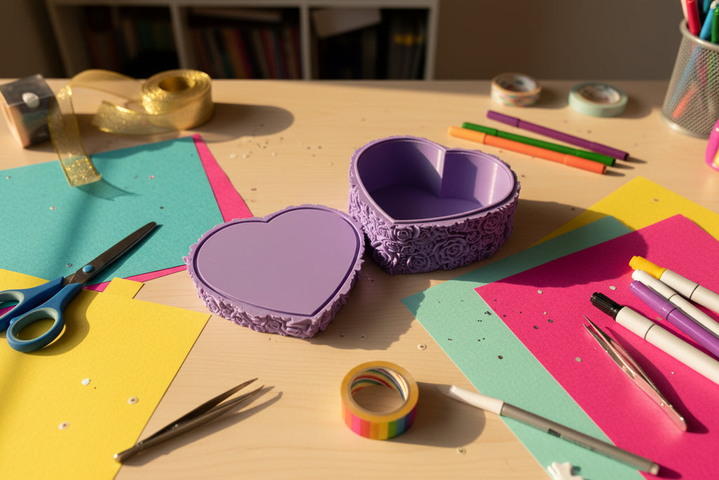 "Stash Box" Heart Shaped Box